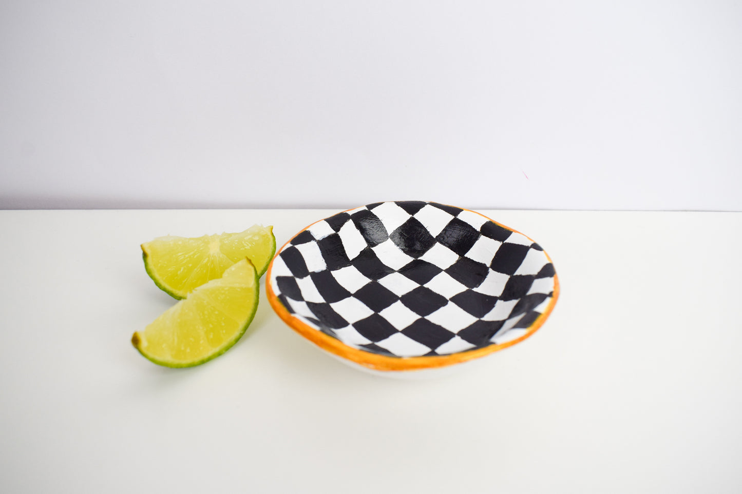 Ceramic Bowl Black & White