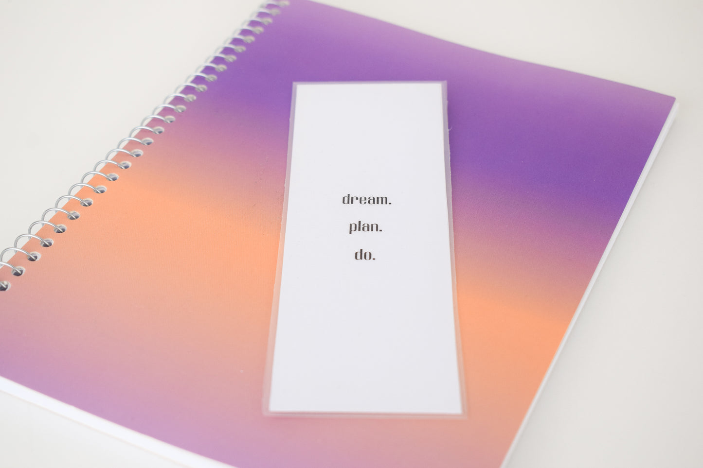 Bookmark "Dream. Plan. Do."