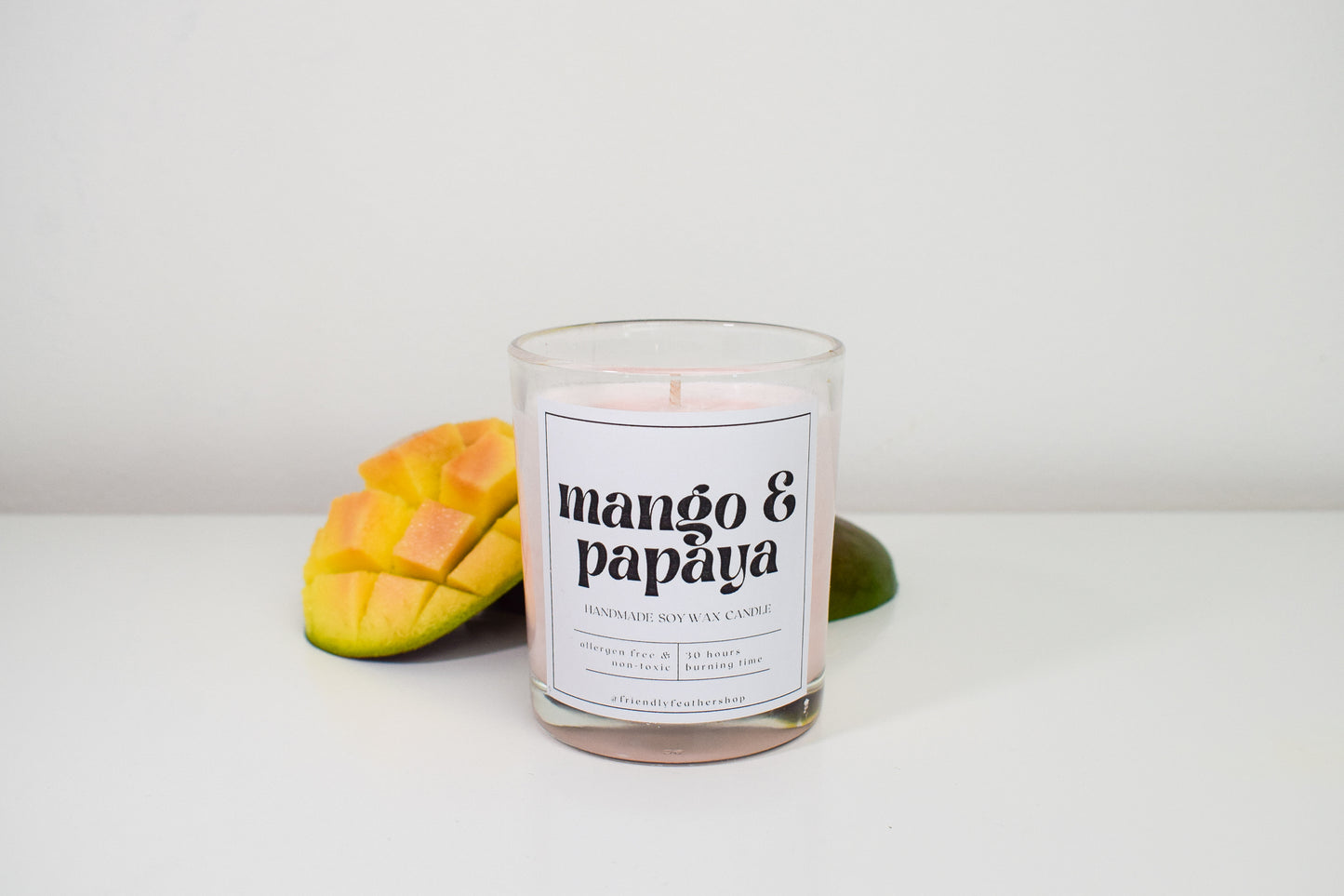 Scented Candle Mango & Papaya